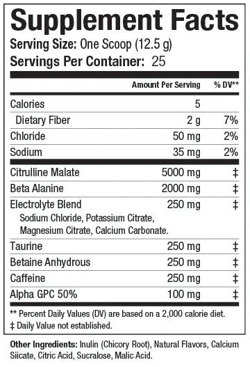 Pump: Enhanced Pre-Workout Powder