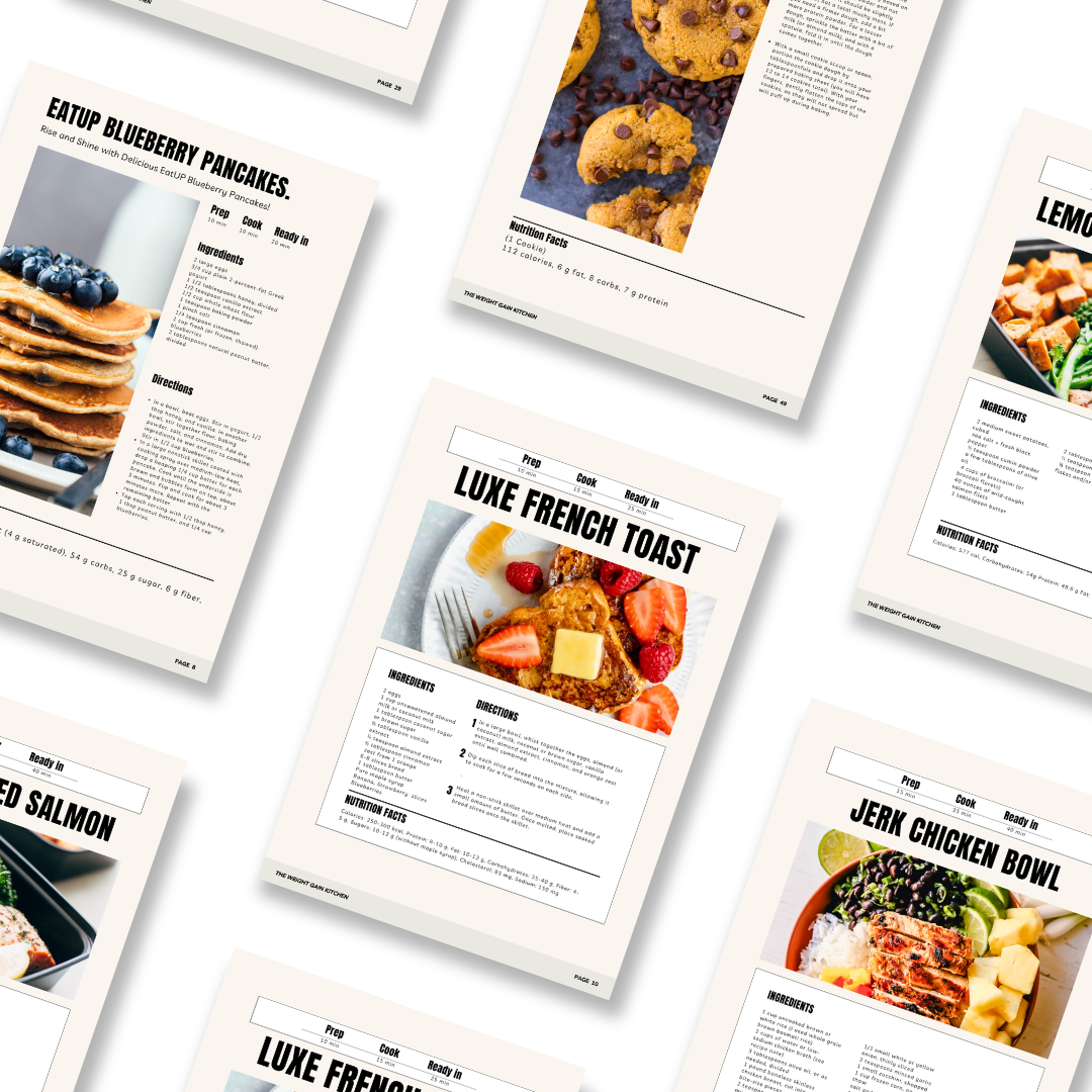 The Weight Gain Kitchen Recipe eBook
