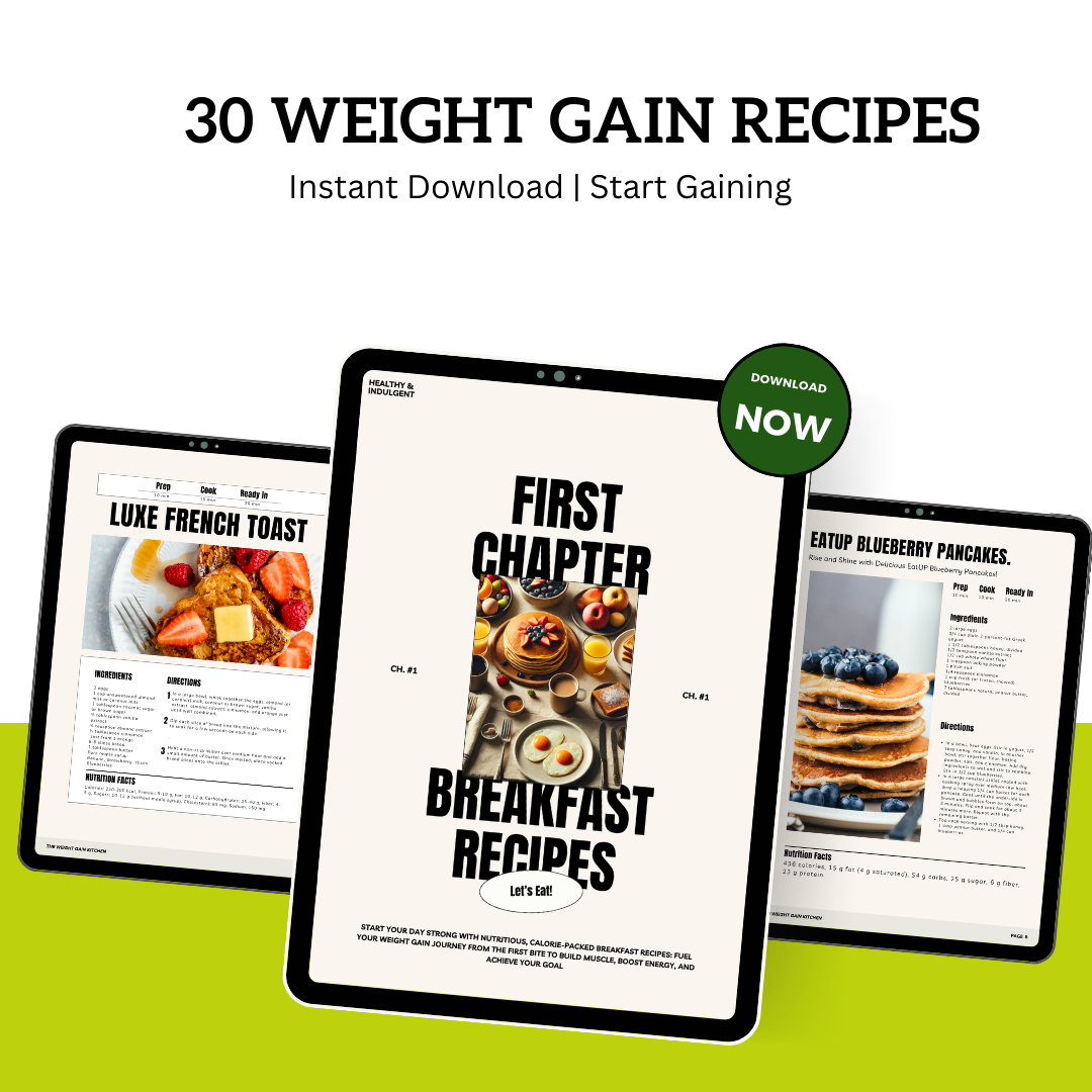 The Weight Gain Kitchen Recipe eBook