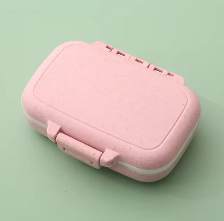 Small Pill Box -  2 Removable Compartments
